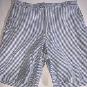 Greg Norman Golf Shorts Edwin Striped Size 32